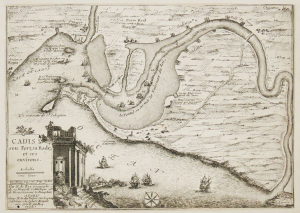 Cadis son Port, sa Rade, et ses environfs.