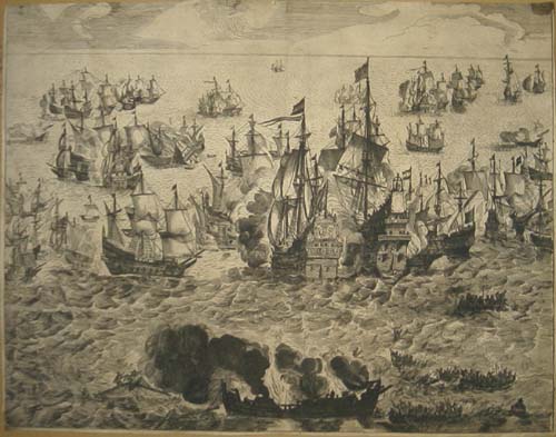 [Sea-battle between the Dutch & Spanish.]