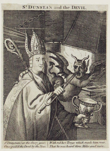 St. Dunstan and the Devil.
