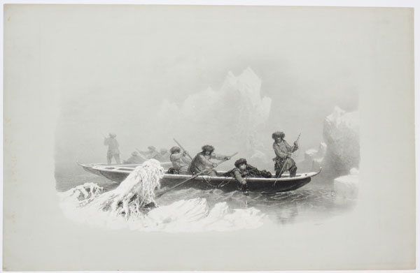 [Canoes in the Ice.]