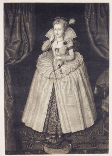 The most Illustraious Princess Elizabeth Crown'd Queen of England. Anno. 1558.