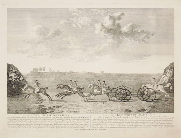 The Chaise Match, Run on New-market Heath on Wednesday the 29 of August, 1750,