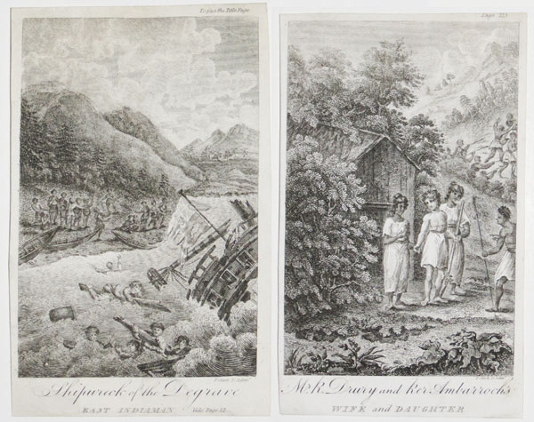 [The Adventures of Robert Drury. ] Shipwreck of the Degrave East Indiaman.