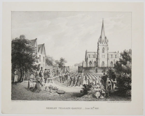 Sedgley Vicarage Garden_June 30.th 1837.