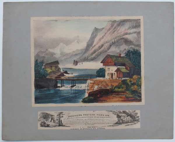 Spooner's Protean Views No.4. Destruction of a Swiss Village by an Avalanche.