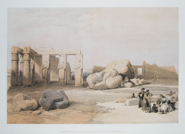 Fragments of the Great Colossi, at the Memnonium.