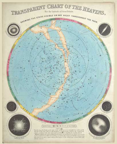Chart of the Heavens, for the Latitude of Great Britain.