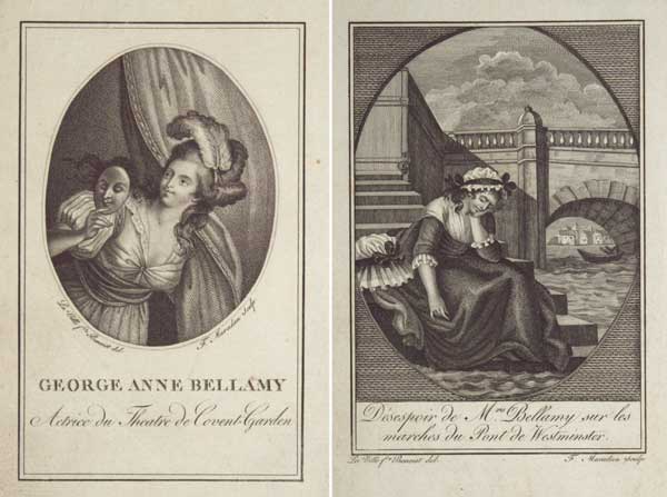 George Anne Bellamy. Atrice du Theatre de Covent Garden.