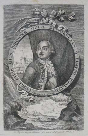 [France] Luigi Filip. Guis. Borbone Duca Di Orleans, Do. Filippo Egalite Nato li 4 Aprile 1747.