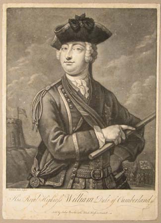 His Royal Highness William Duke of Cumberland. &c.