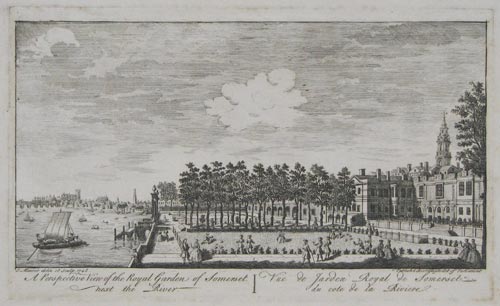 A Perspective View of the Royal Garden of Somerset.