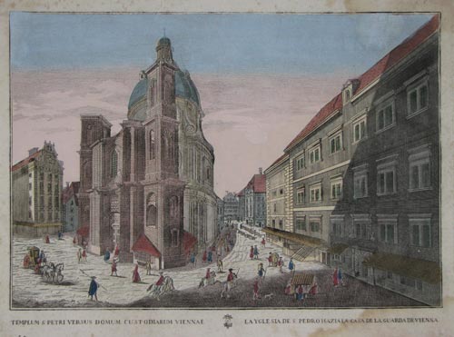 Templum S. Petri Versus Domum Custodiarum Viennae