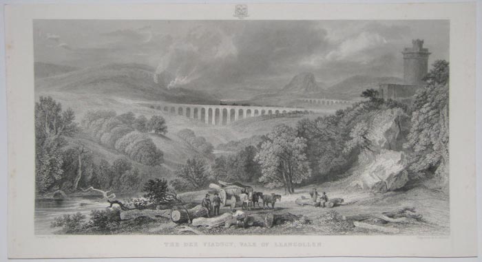 The Dee Viaduct, Vale Of Llangollen.
